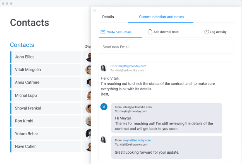 monday.com Contact Management Template monday.com contact management template
