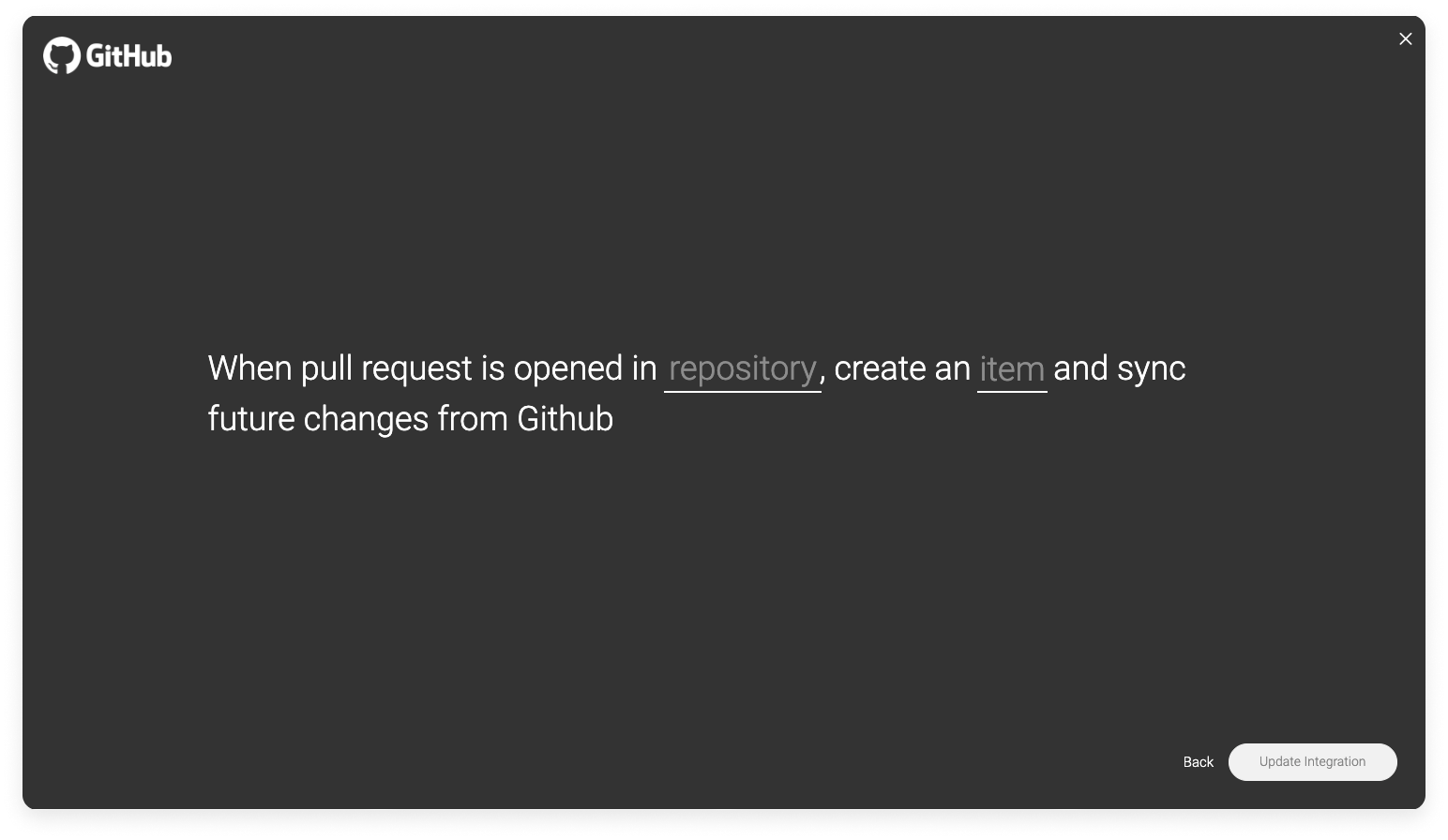 monday.com's integrations center monday.com's integration recipe example