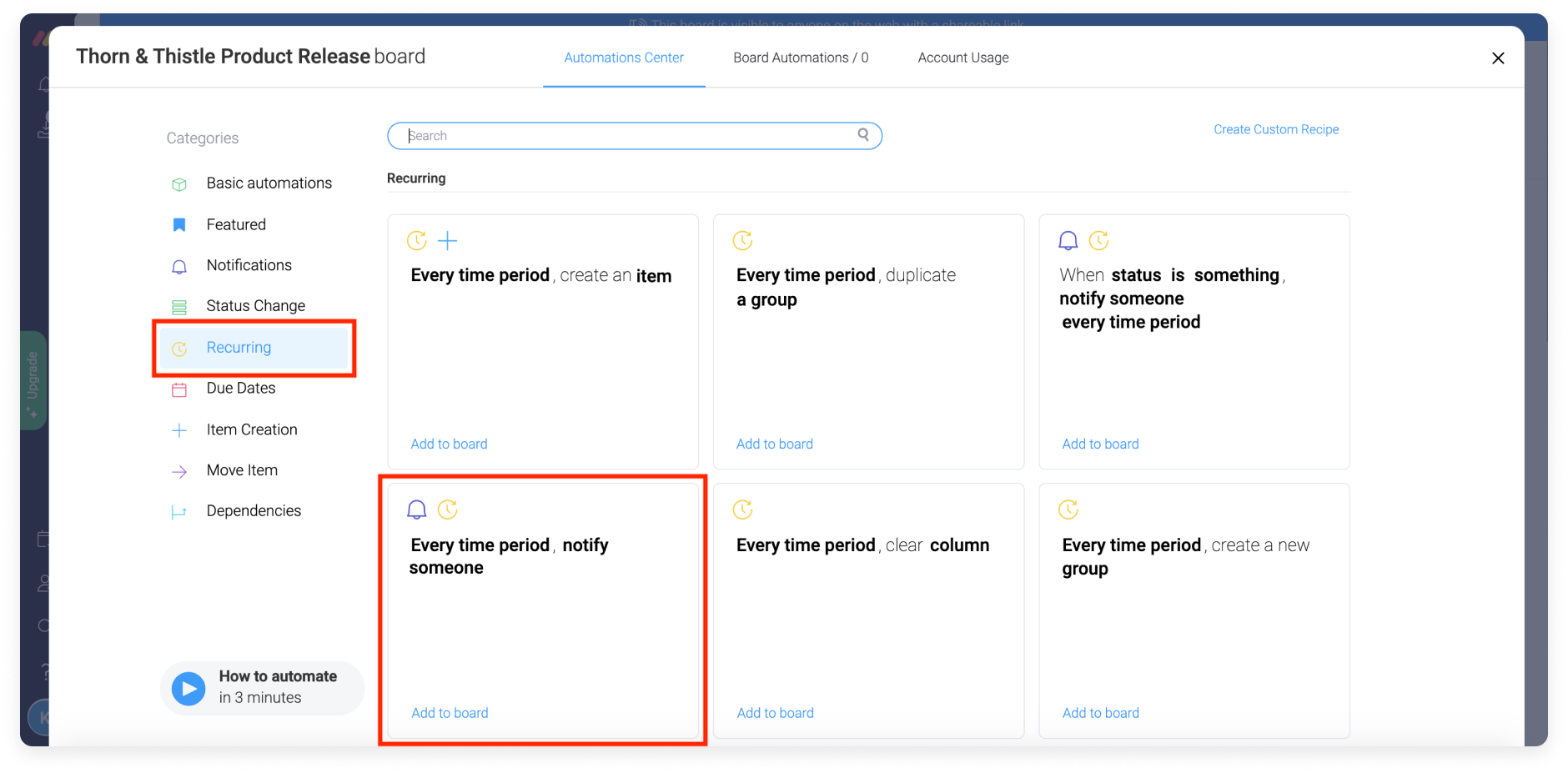creating automations on monday.com creating automations on monday.com