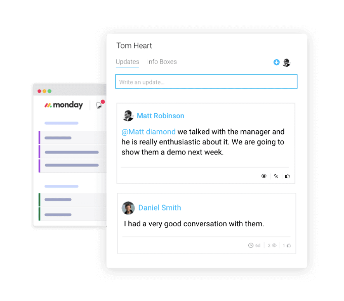 Remote work software collaboration Collaboration for remote teams on monday.com