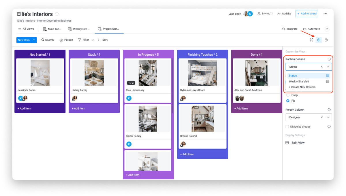 kanban methodology - monday.com Kanban board Kanban board example monday.com