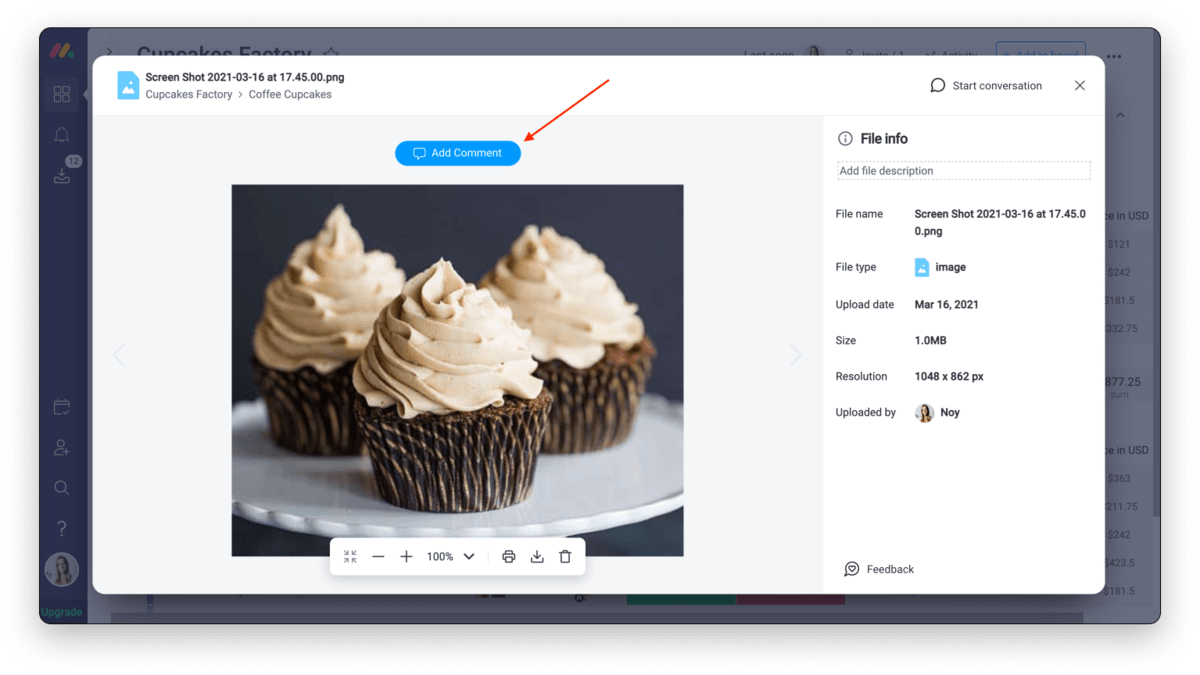 monday.com file comment collaboration document management monday.com file collaboration