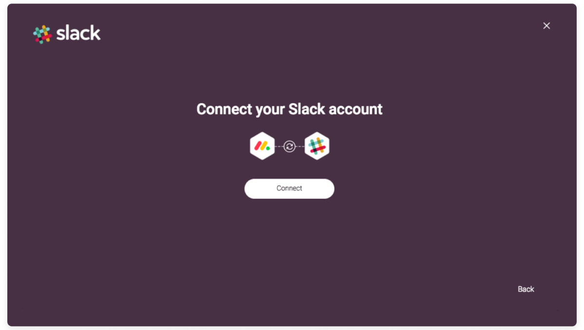 monday.com's slack integration