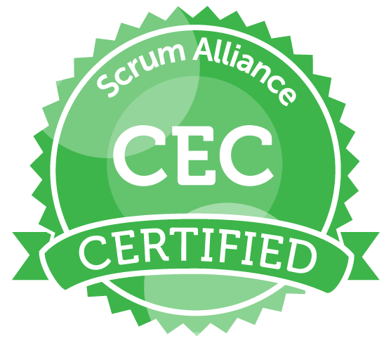 CEC Agile coach certification badge